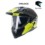 Extreme Helmet Graphic Neon Yellow