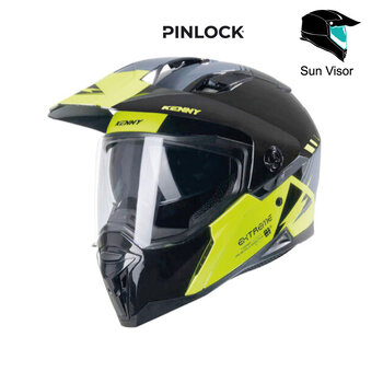 Extreme Helmet Graphic Neon Yellow