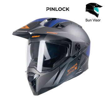 Extreme Helmet Graphic Gunmetal Matt