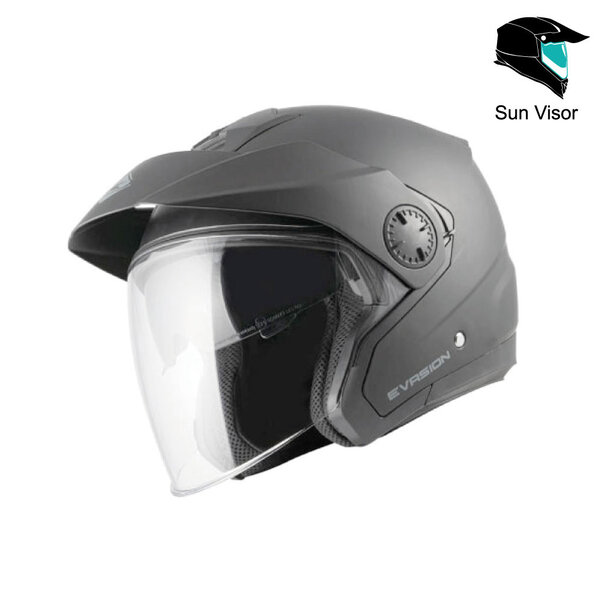 Evasion Helmet Solid Matt Black