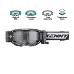 Performance  Goggles With Roll Off Black