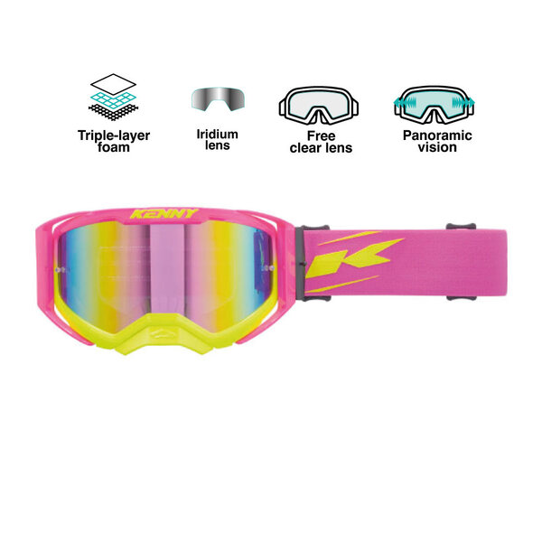 Performance Goggle EVO 2 Neon Pink