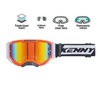 Performance Goggles EVO 2 Neon Red