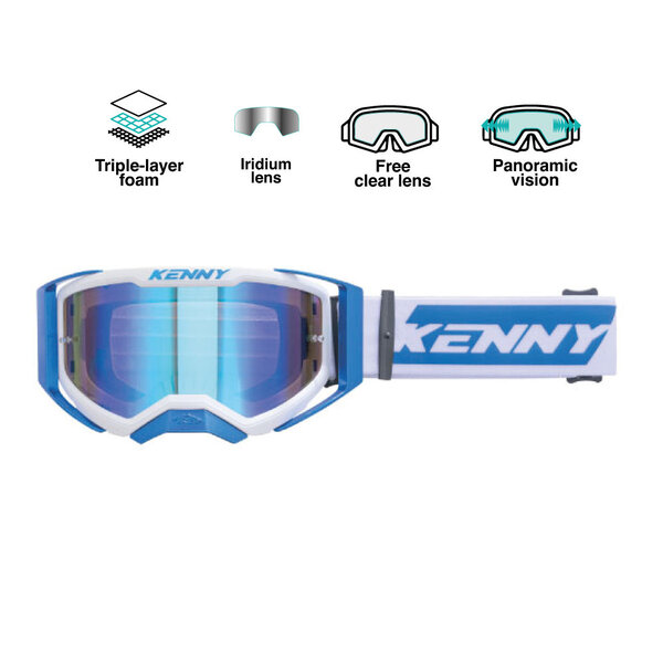 Performance Goggles EVO 2 White Blue