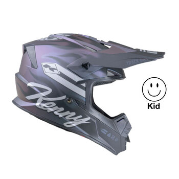 Track Helmet Kid Graphic + Dirt