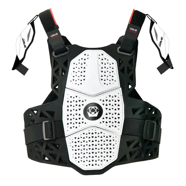 Atlas Charger Youth White CE L1 + Shoulders