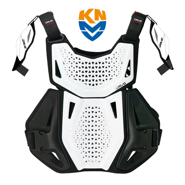 Atlas Charger Youth White CE L1 + Shoulders