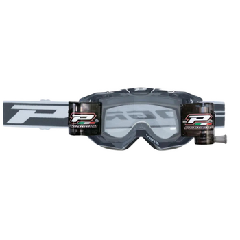 Progrip Goggle Vista N 3303 Dark Grey + XXL Roll Off 50mm / Clear Lens / NoFog-AntiScratch