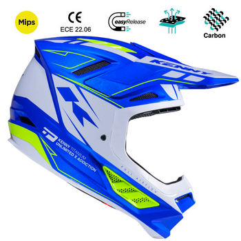 Titanium Graphic Helmet Candy Blue