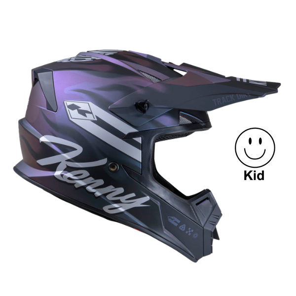 Track Helmet Kid Graphic + Dirt