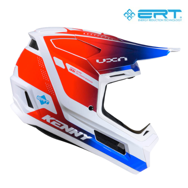 Performance Helmet Graphic  Racing Red Blue