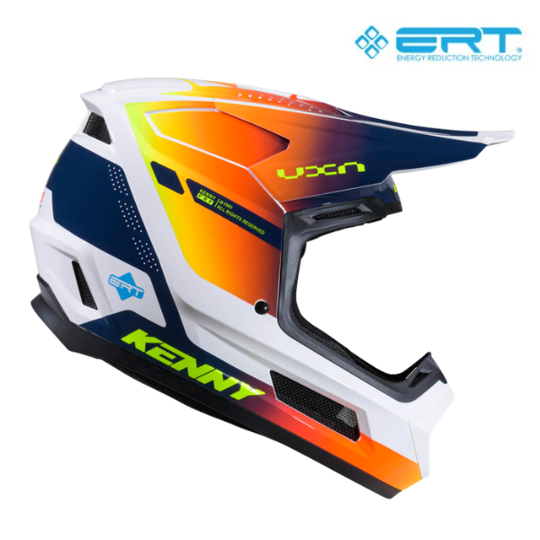Performance Helmet Graphic  Racing Navy Orange