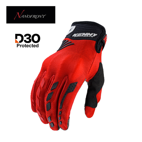 D30 Titanium Gloves Red