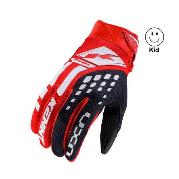 Track Gloves Kid Red
