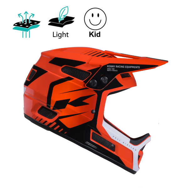 Elite Helmet Graphic + Orange