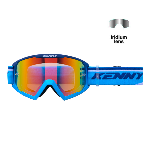 Track + Goggles for Adult Navy Blue