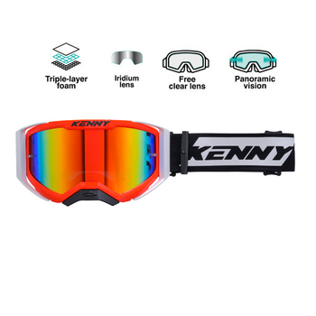 Performance Goggles EVO 2 Neon Red
