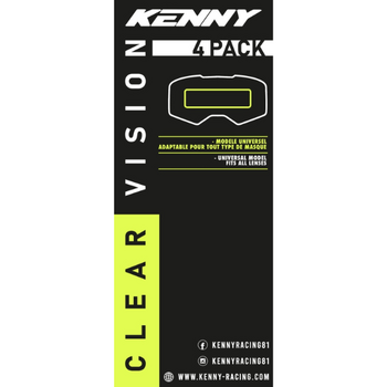Kenny  Clear Vision Universal (Pack 4) 60 mm