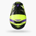 Track Helmet Graphic Blast Black Neon