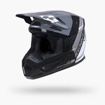 Track Helmet Graphic Blast Black