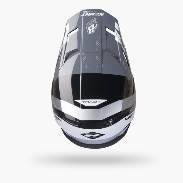 Track Helmet Graphic Blast Black