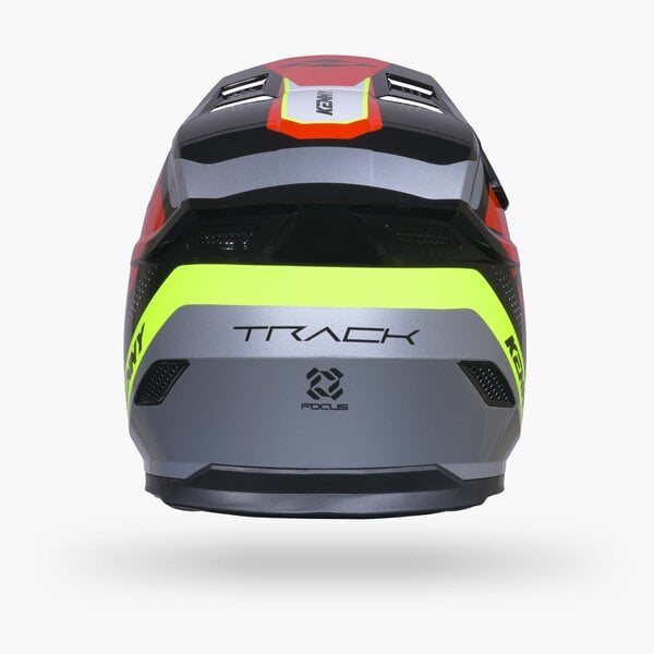 Track Helmet Graphic + Focus Red
