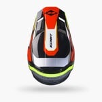 Track Helmet Graphic + Focus Red