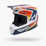 Track Helmet Graphic + Focus Orange Navy