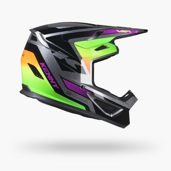 Track Helmet Graphic + Focus Neon