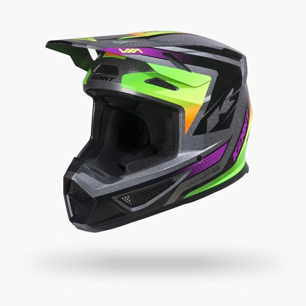 Track Helmet Graphic + Focus Neon