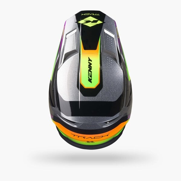 Track Helmet Graphic + Focus Neon