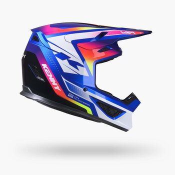 Track Helmet Graphic + Focus Candy Blue