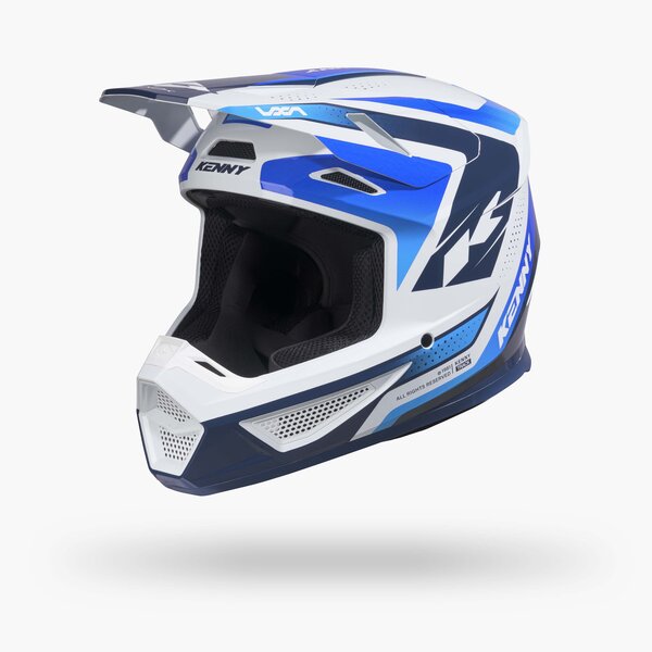 Track Helmet Graphic + Focus Blue