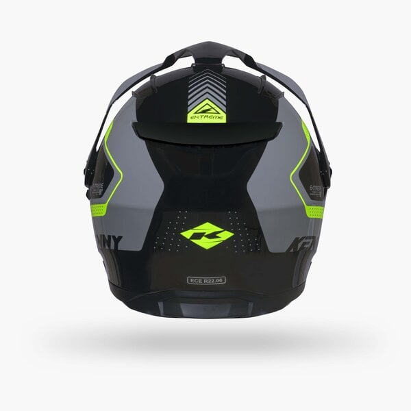 Extreme Helmet Graphic Neon Yellow