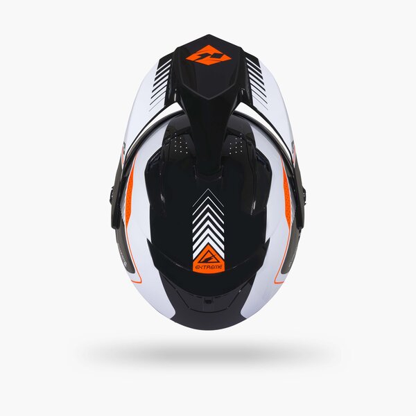Extreme Helmet Graphic Orange