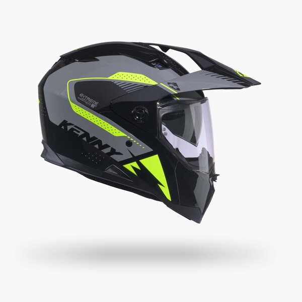 Extreme Helmet Graphic Neon Yellow