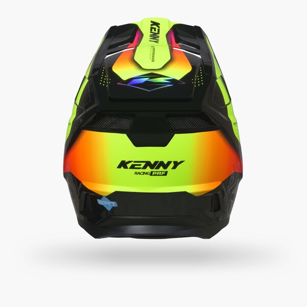 Performance Helmet Graphic Racing Neon Yellow