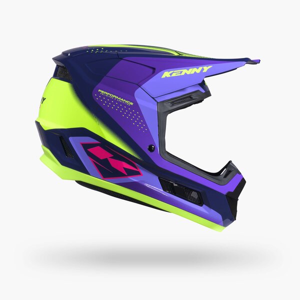 Kid Performance Helmet Graphic  Racing Purple