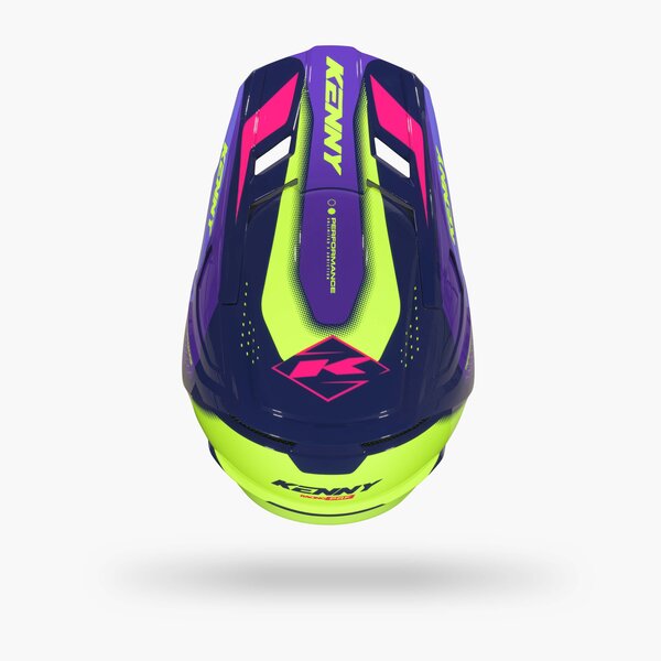 Performance Helmet Graphic Racing Purple