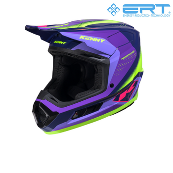 Performance Helmet Graphic Racing Purple