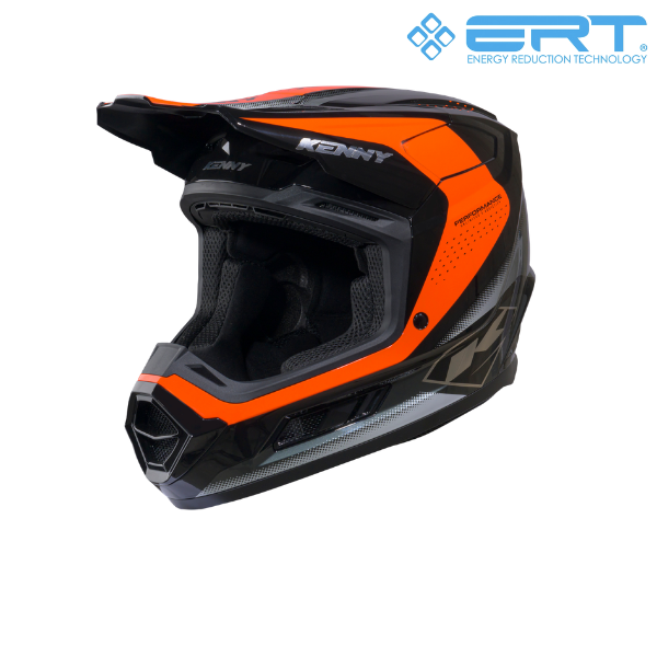 Performance Helmet Graphic Racing Orange