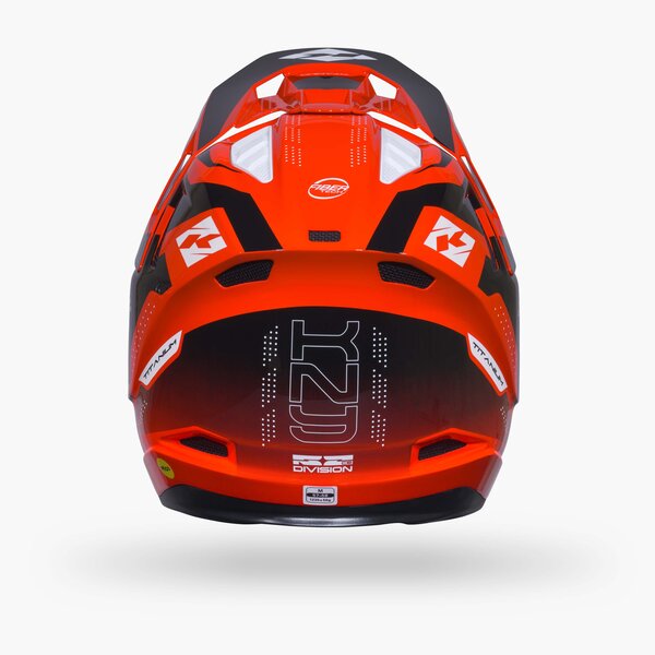 Titanium Graphic Helmet Neon Red