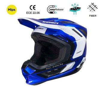 Titanium Graphic Helmet Candy Blue