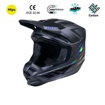 Titanium Carbon Helmet  Matt Carbon Holographic