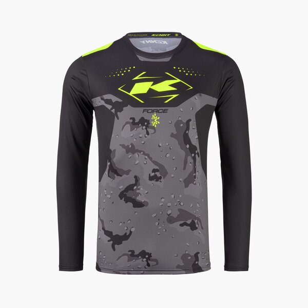 Force Jersey Camo Neon Yellow