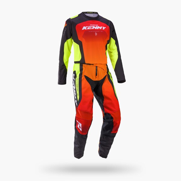 Force Jersey Race Red Neon Yellow