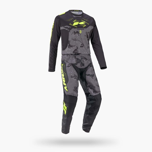 Force Pants Camo Neon Yellow