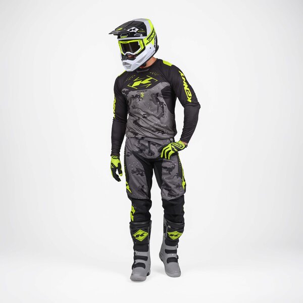 Force Pants Camo Neon Yellow