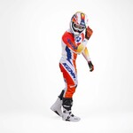 Track Pants Blast Orange White