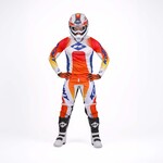 Track Pants Blast Orange White
